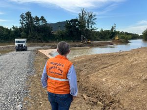 Iniciado o segundo trecho da obra de desassoreamento do Rio Itajaí-Açu em Rio do Sul