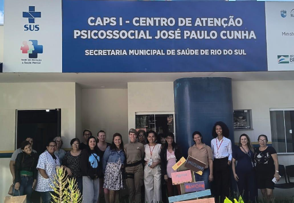 NAVIT promove palestra sobre violência doméstica no CAPS de Rio do Sul