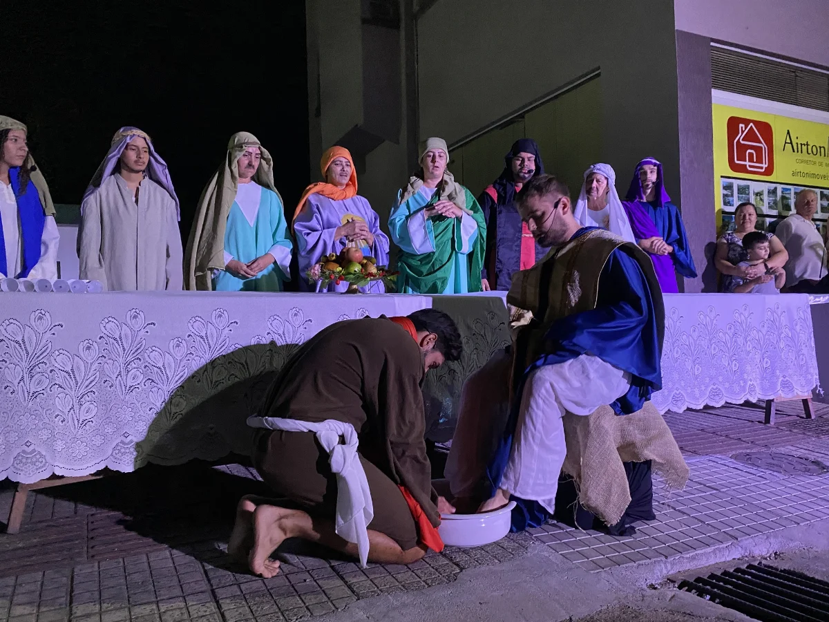 Ibirama se prepara para emocionante encenação da Paixão de Cristo no dia 16 de abril