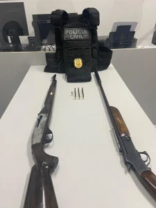 Polícia Civil cumpre Mandado de Busca e apreende duas armas de fogo em Ibirama