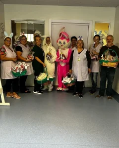 Ações de voluntariado marcam celebração de Páscoa no Hospital Regional Alto Vale