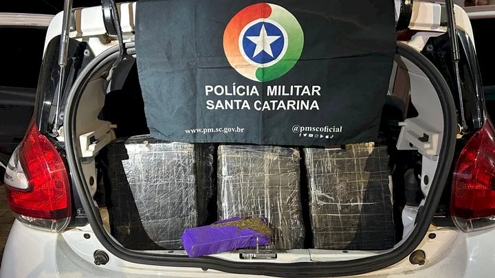 Em operação conjunta, mais de 300 kg de maconha são apreendidos em Campo Erê