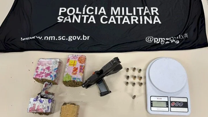 Operação na área central da Capital resulta em apreensão de drogas e arma de fogo
