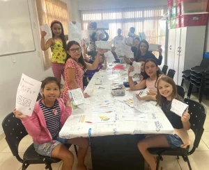 Projeto ‘Verde/Azul’ do CRAS encerra mês de abril com atividades educativas e culturais em Laurentino