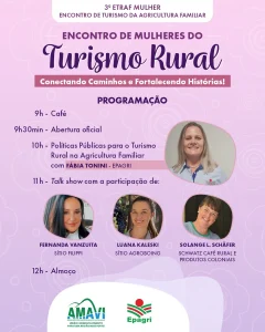 Vem aí o 3º ETRAF Mulher – Encontro de Turismo da Agricultura Familiar