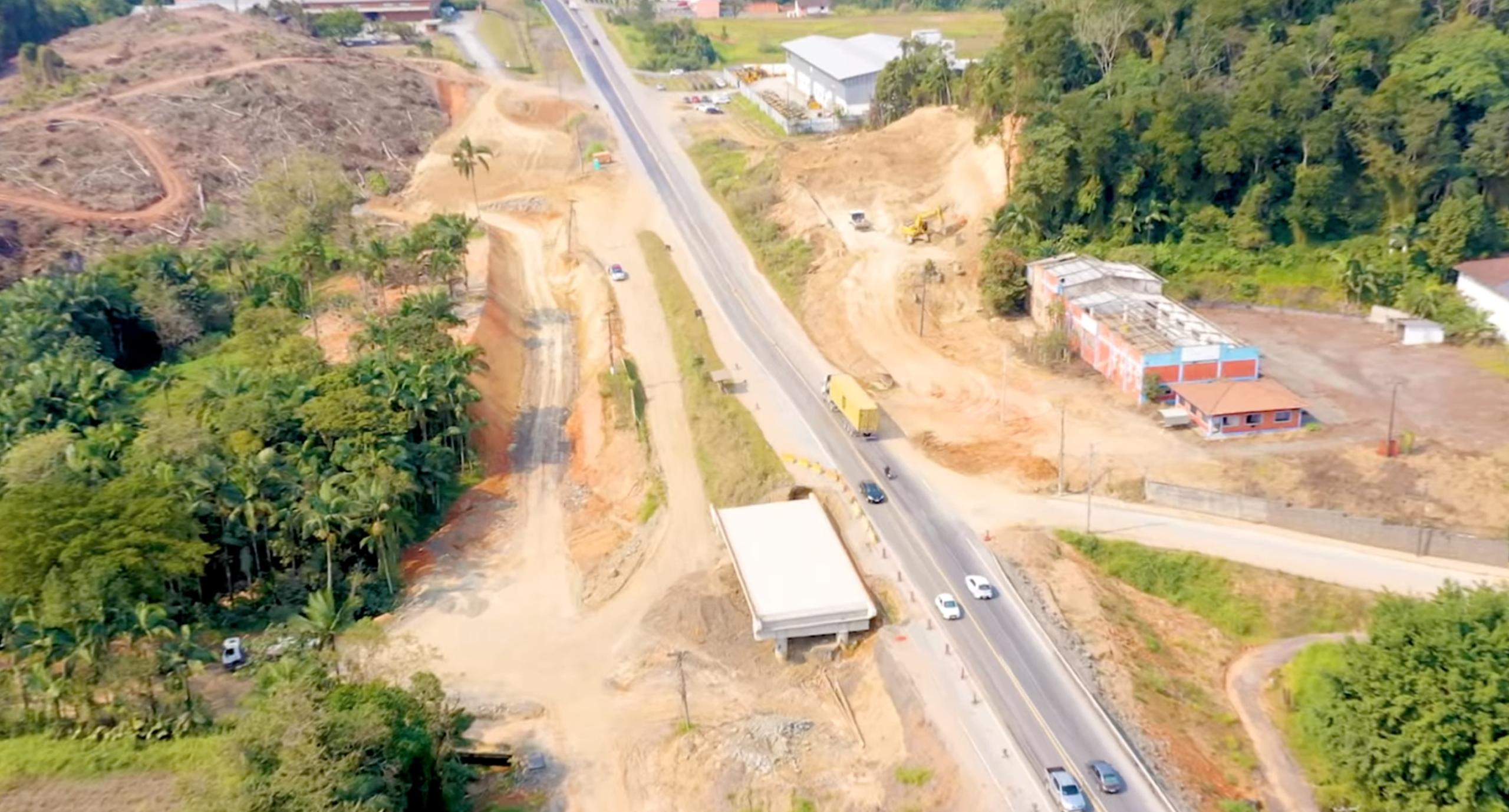 BR-470 terá interdição total em Indaial, na tarde desta segunda-feira