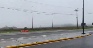 Rajadas de vento chegaram a 93,3 km/h na Serra catarinense, nesta quarta-feira (28)