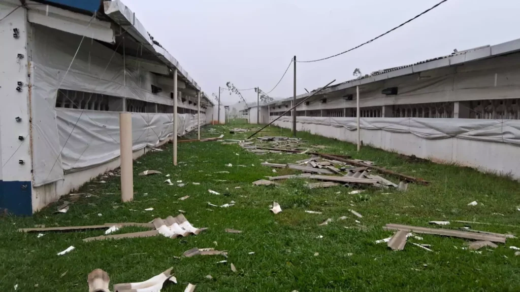 Município catarinense decreta situação de emergência após ter sido atingido por tornado