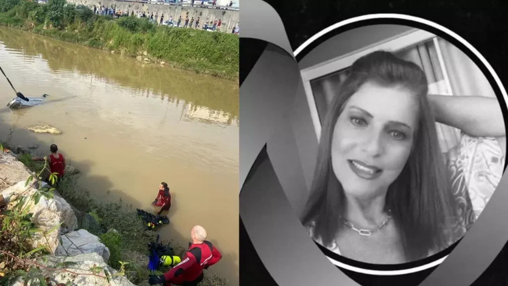 Corpo de mulher encontrada morta dentro de carro submerso é sepultado em Brusque