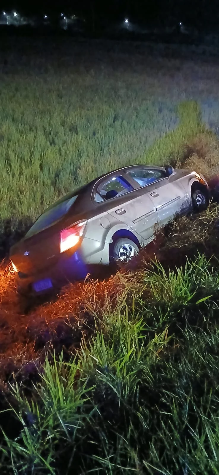 Condutora ferida em acidente na SC-110, em Rodeio