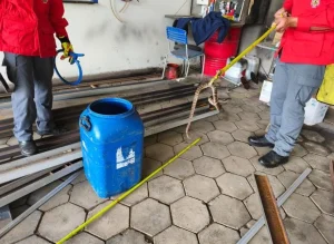 Bombeiros capturam jararaca em garagem no Centro de Ibirama