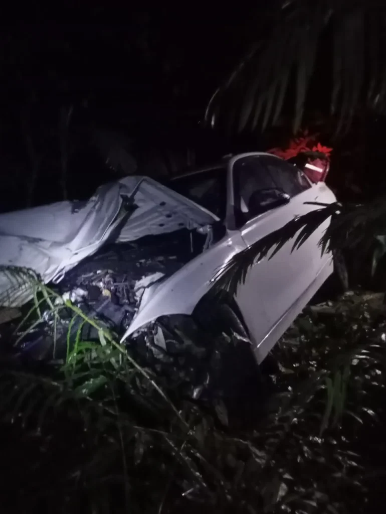 Veículo BMW cai em ribanceira de 20 metros na margem da BR-470, em Apiúna