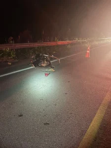 Jovem de 22 anos tem perna amputada em acidente na SC-350, em Alfredo Wagner