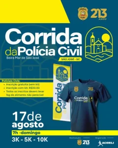 Corrida da Polícia Civil celebra 213 anos de história, integração e cidadania da instituição policial