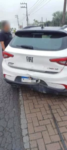 Colisão entre carros deixa dois feridos no bairro Seminário, em Ituporanga