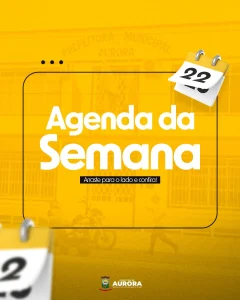 Semana movimentada em Aurora tem conferência, pastelada e bingo com show