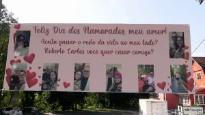 Pedido de casamento dá o que falar em Trombudo Central