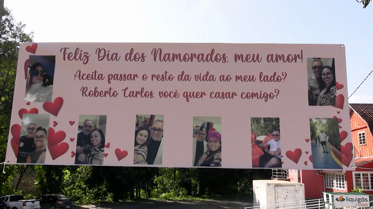 Pedido de casamento dá o que falar em Trombudo Central