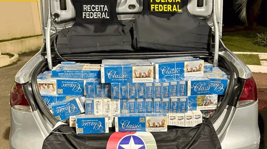 Polícia apreende 10 mil maços de cigarros contrabandeados e quase 10 toneladas de maconha, em SC