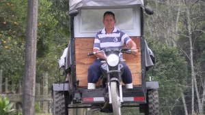 Apesar de sequela de AVC, agricultor segue a lida no sítio, em Trombudo Central