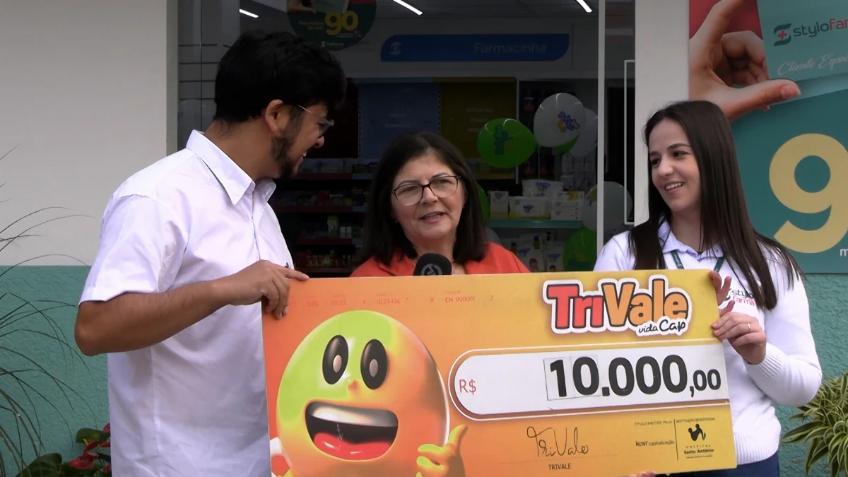 Moradora de Mirim Doce ganha R$ 10 mil na Trivale