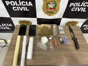 Polícia Civil prende dois homens em flagrante por tráfico de drogas e associação para o tráfico em Apiúna