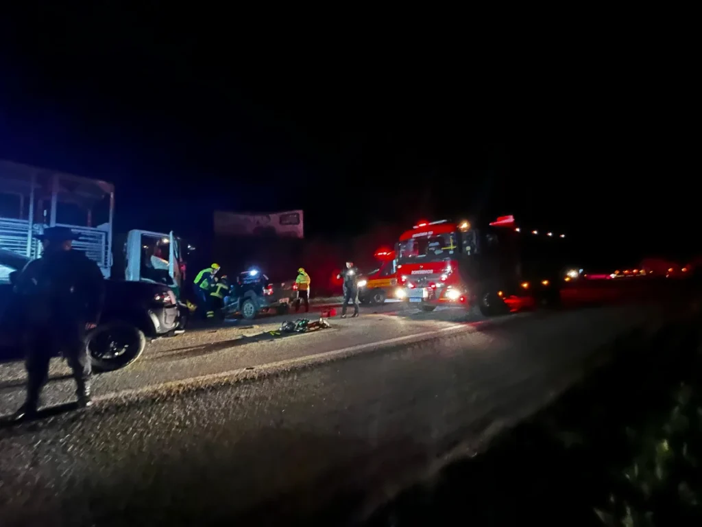 Idoso de 67 anos morre em acidente na BR-280, em Mafra