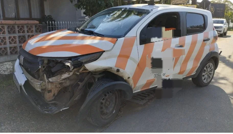 Acidente envolve dois veículos no Centro de Ibirama