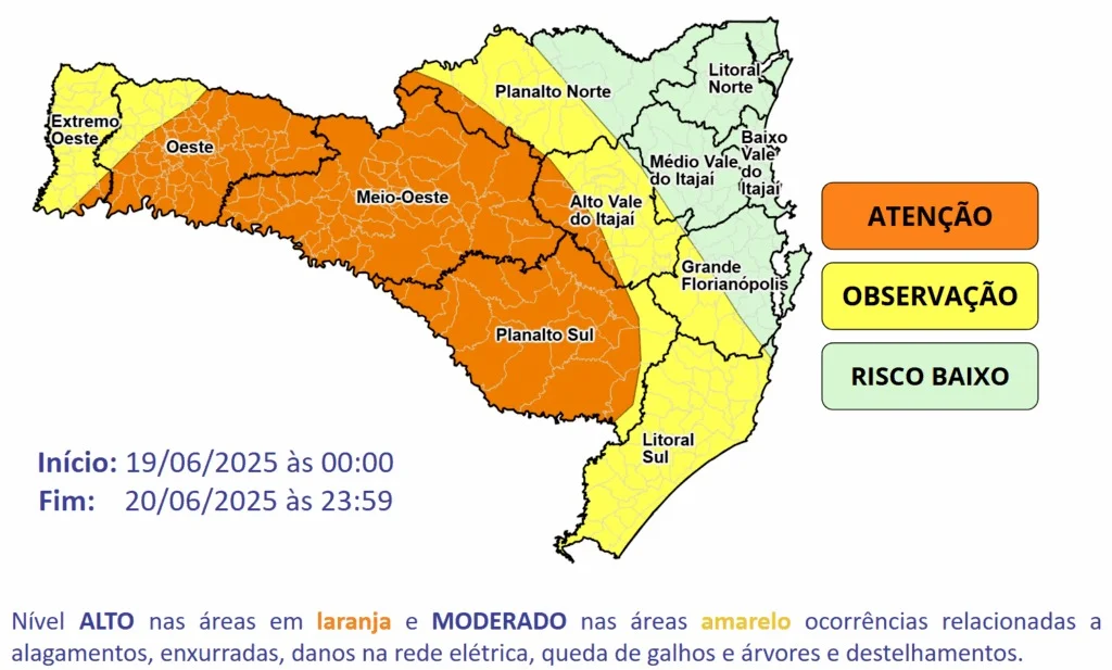 ALERTA DE CHUVA INTENSA