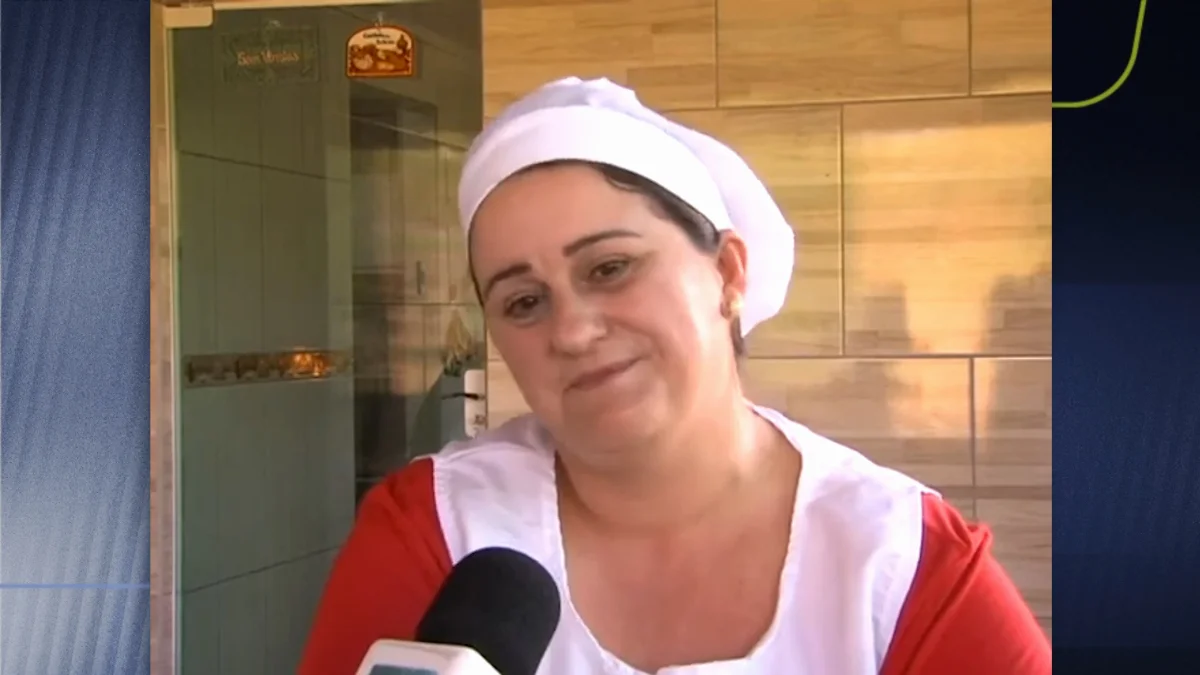 Dona Emma se despede de Estela Schurt