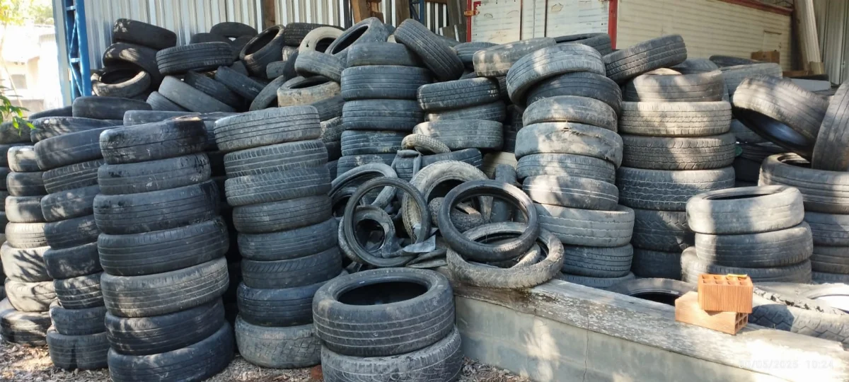 Rio do Sul envia 1.200 pneus inservíveis para reciclagem