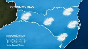 Confira como o ar gelado atua nesta semana, que não tem projeção de sistema que traga chuva volumosa