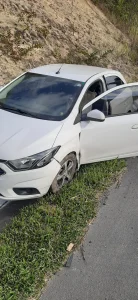 Engavetamento na BR-470 em Apiúna envolve três carros e sete pessoas