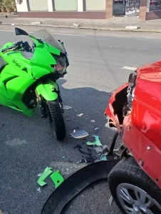 Acidente na BR-470, na área central de Apiúna, mobiliza bombeiros voluntários