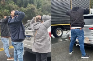 Integrantes de quadrilha que teria aplicado golpe no Paraná são presos na BR-470, em Apiúna