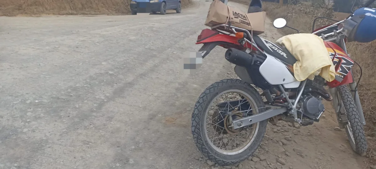 Motociclista fica ferido em colisão com carro em Rio do Oeste