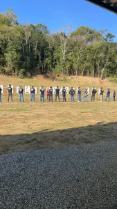 Policiais civis da região participam de curso de atualização do uso de armas, em Rio do Sul