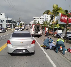 Homem de 32 anos é vítima de atropelamento na área central de Ituporanga
