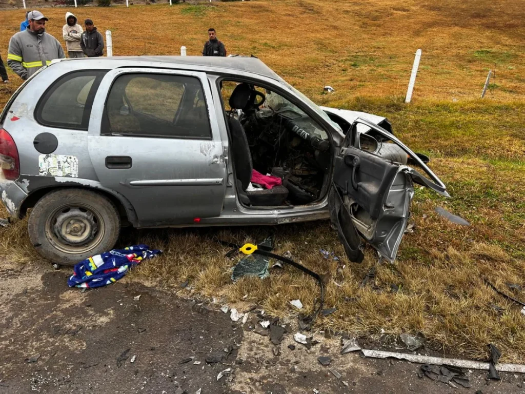 Três pessoas morrem em grave acidente na SC-370, na Serra catarinense