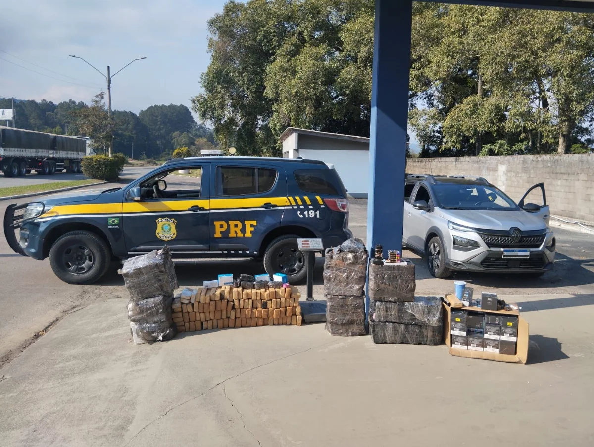 Casal é detido com mais de 230 quilos de maconha e anabolizantes em Rio do Sul