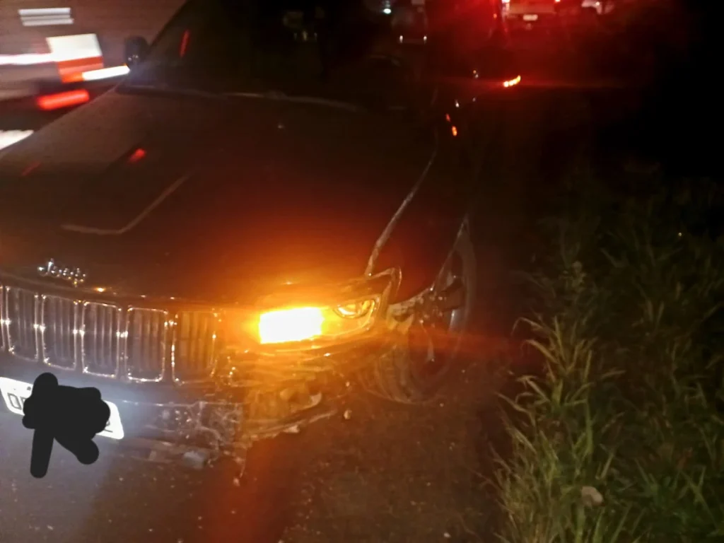 Mulher fica ferida após acidente na SC-350 em Rio do Sul