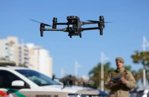 Foragido é preso após ser reconhecido por drone da PMSC em Balneário Camboriú