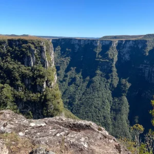 Menina cai do Cânion Fortaleza em Cambará do Sul, no Rio Grande do Sul