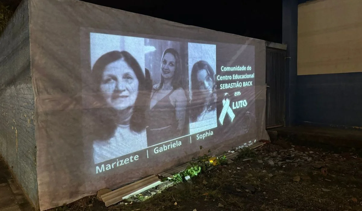 Escola presta homenagem a aluna vítima de acidente na BR-470 e destaca perigo do álcool no trânsito