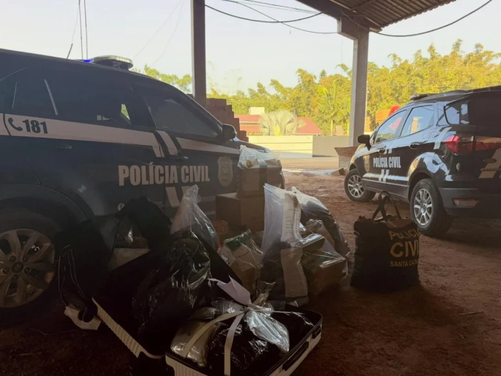 Polícia Civil incinera cerca de 400 kg de drogas apreendidas no litoral catarinense ao longo do ano