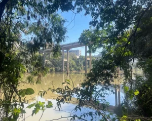 Bombeiro de folga salva homem que caiu de ponte em Herval d’Oeste
