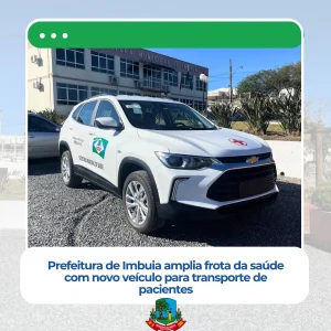 Prefeitura de Imbuia amplia frota da saúde com novo veículo para transporte de pacientes