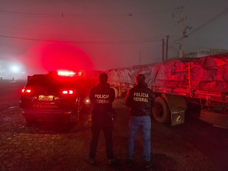Motorista é preso por contrabando de 20 toneladas de abóbora em SC