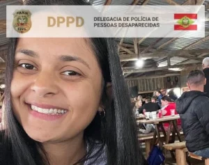 Jovem de Salete que estava desaparecida há dois dias é encontrada, em segurança