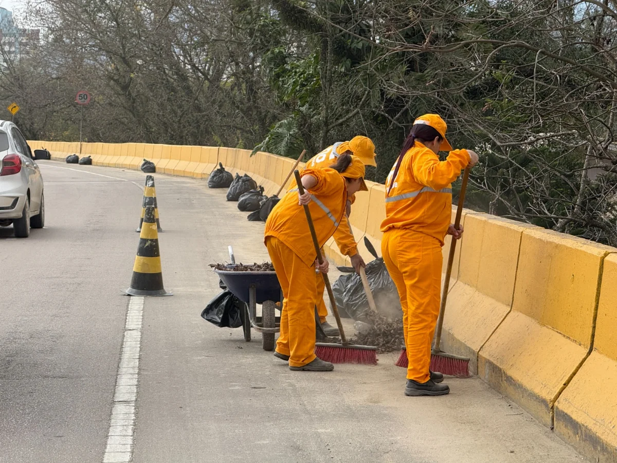 Nova equipe já realizou a limpeza de 279 ruas em Rio do Sul